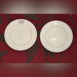 COPY - Royal Doulton “Zinc Cafe” Elegant White 23 cm Bone China Plates - New W/…